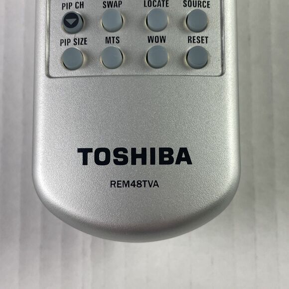 Toshiba Remote Control REM48TVA For TV Silver 8-Device Universal Replacement - Picture 2 of 12